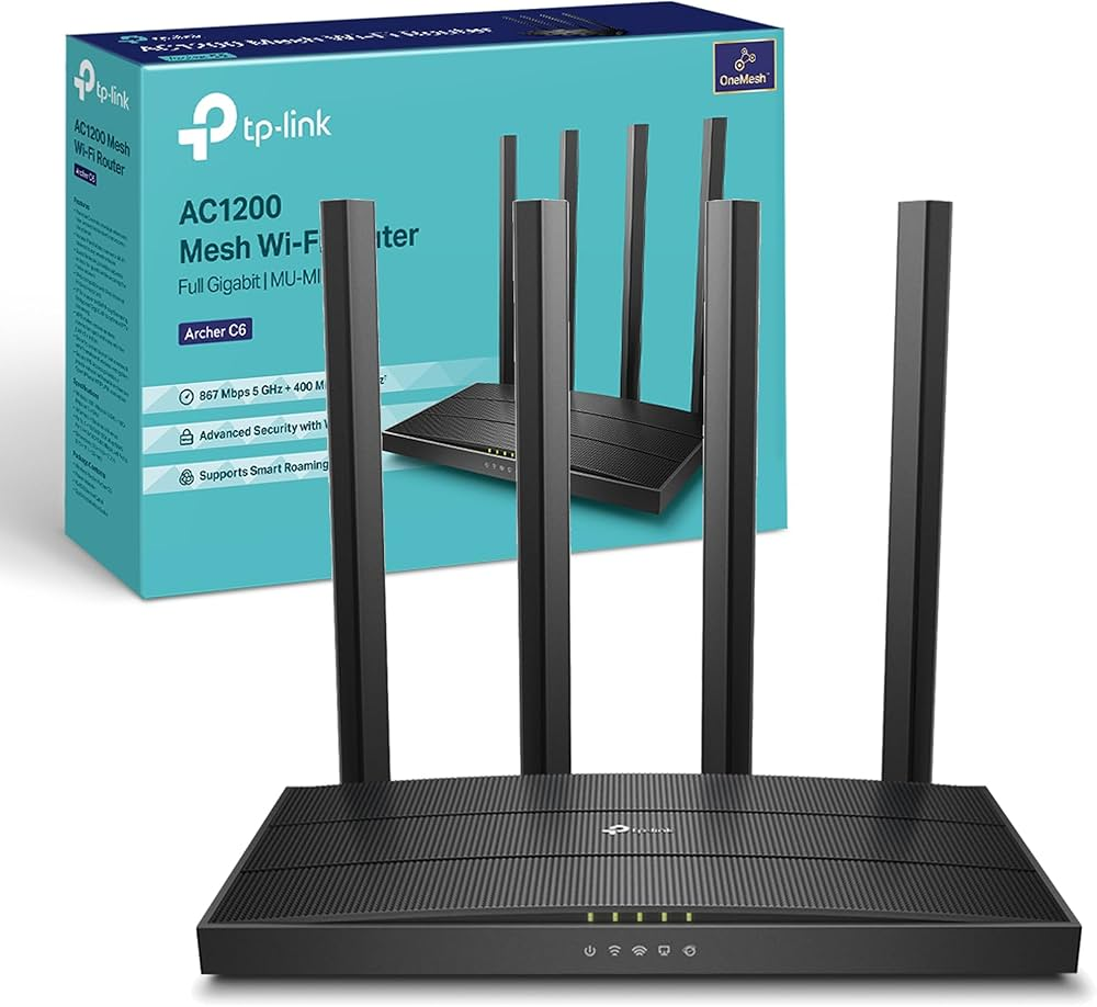 Router TP-Link 4 ANTENA C6